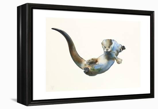 Hunter, 2014-Mark Adlington-Framed Premier Image Canvas