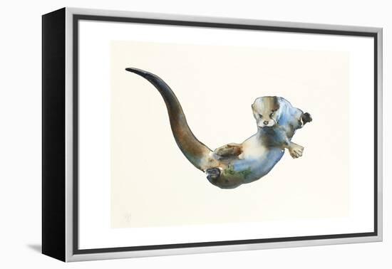 Hunter, 2014-Mark Adlington-Framed Premier Image Canvas