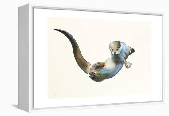 Hunter, 2014-Mark Adlington-Framed Premier Image Canvas