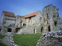 Priors Chapel and Tower from Cloister, Castle Acre Priory, Norfolk, England, United Kingdom, Europe-Hunter David-Framed Photographic Print