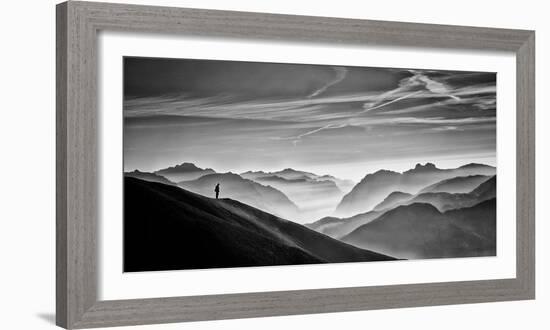 Hunter in the Fog-Vito Guarino-Framed Photographic Print