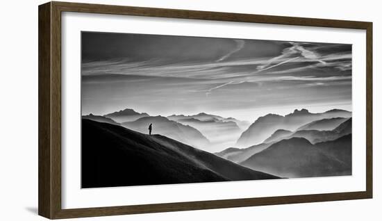 Hunter in the Fog-Vito Guarino-Framed Photographic Print