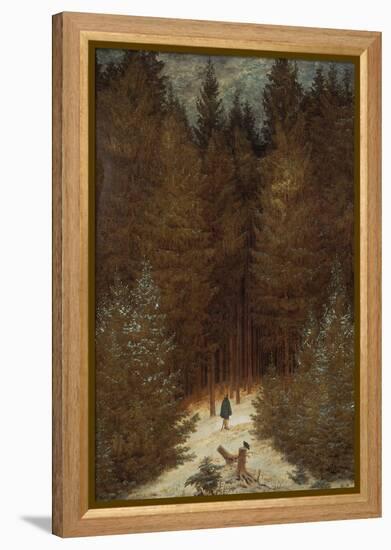 Hunter in the Forest, about 1813/1814-Caspar David Friedrich-Framed Premier Image Canvas