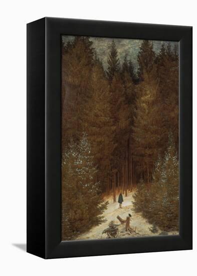 Hunter in the Forest, about 1813/1814-Caspar David Friedrich-Framed Premier Image Canvas