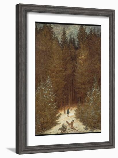 Hunter in the Forest, C.1814-Caspar David Friedrich-Framed Giclee Print