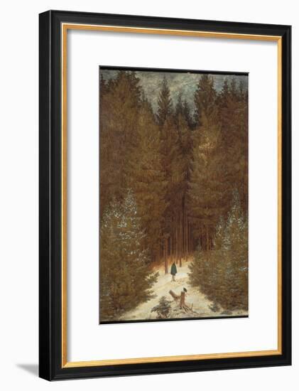 Hunter in the Forest, C.1814-Caspar David Friedrich-Framed Giclee Print