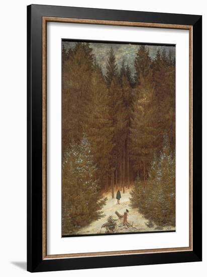 Hunter in the Forest, C.1814-Caspar David Friedrich-Framed Giclee Print
