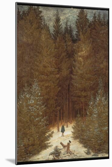 Hunter in the Forest, C.1814-Caspar David Friedrich-Mounted Giclee Print