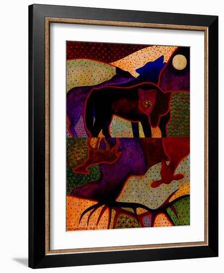 Hunter's Moon-John Newcomb-Framed Giclee Print