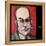 Hunter S Thompson with Cig Black-Tim Nyberg-Framed Premier Image Canvas