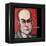 Hunter S Thompson with Cig Black-Tim Nyberg-Framed Premier Image Canvas