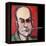 Hunter S Thompson with Cig Black-Tim Nyberg-Framed Premier Image Canvas