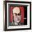 Hunter S Thompson with Cig Black-Tim Nyberg-Framed Giclee Print