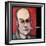 Hunter S Thompson with Cig Black-Tim Nyberg-Framed Giclee Print