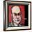 Hunter S Thompson with Cig Black-Tim Nyberg-Framed Giclee Print