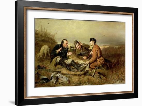 Hunters, 1816-Vasili Grigorevich Perov-Framed Giclee Print