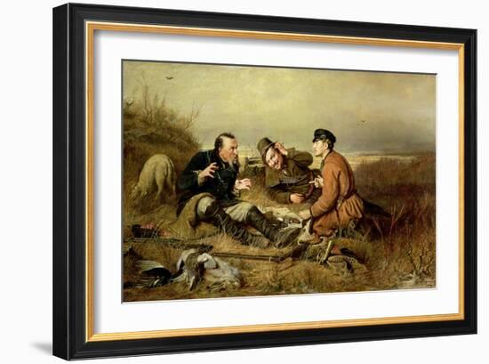 Hunters, 1816-Vasili Grigorevich Perov-Framed Giclee Print