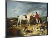 Hunters and Hounds, 1823-Edwin Henry Landseer-Mounted Giclee Print