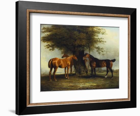 Hunters at Grass, 1801-Benjamin Marshall-Framed Giclee Print