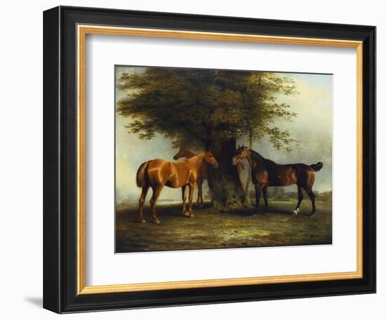 Hunters at Grass, 1801-Benjamin Marshall-Framed Giclee Print