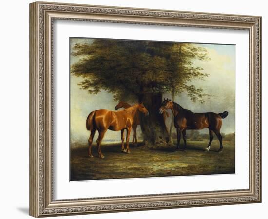 Hunters at Grass, 1801-Benjamin Marshall-Framed Giclee Print