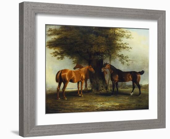 Hunters at Grass, 1801-Benjamin Marshall-Framed Giclee Print