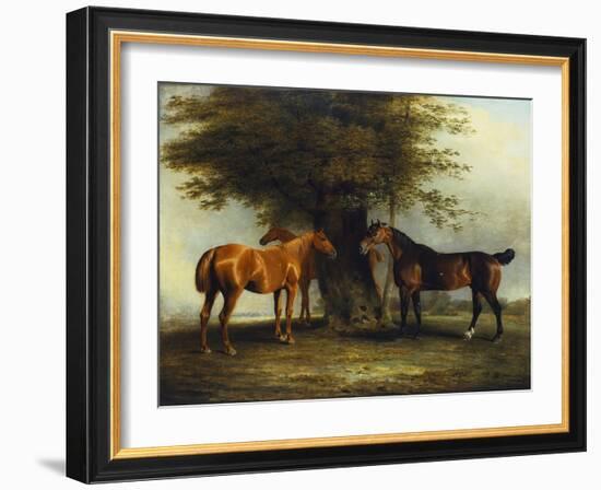 Hunters at Grass, 1801-Benjamin Marshall-Framed Giclee Print