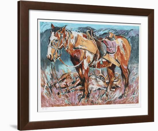 Hunters Horse-Everett Hibbard-Framed Limited Edition