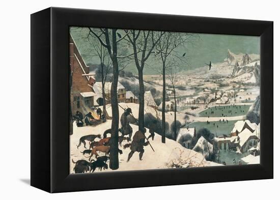 Hunters in the Snow, February, 1565-Pieter Bruegel the Elder-Framed Premier Image Canvas