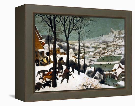 Hunters in the Snow (Winte), 1565-Pieter Bruegel the Elder-Framed Premier Image Canvas