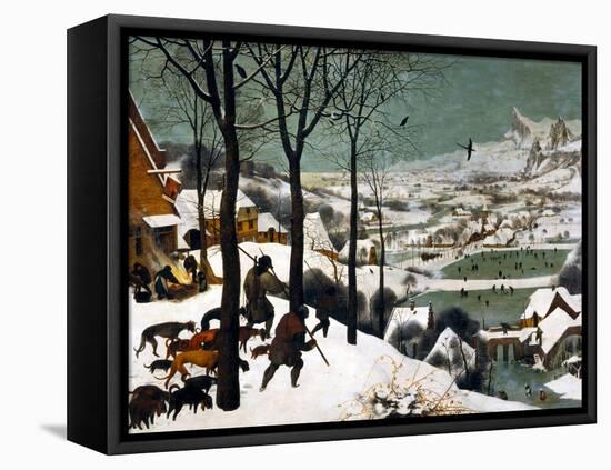 Hunters in the Snow (Winte), 1565-Pieter Bruegel the Elder-Framed Premier Image Canvas