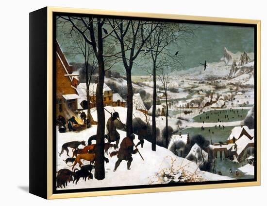 Hunters in the Snow (Winte), 1565-Pieter Bruegel the Elder-Framed Premier Image Canvas