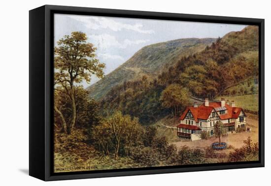 Hunters Inn, N Devon-Alfred Robert Quinton-Framed Premier Image Canvas