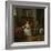 Hunters Present-Gabriel Metsu-Framed Art Print