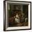 Hunters Present-Gabriel Metsu-Framed Art Print