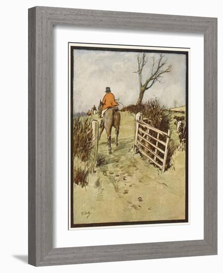 Hunting Alphabet - G-null-Framed Art Print