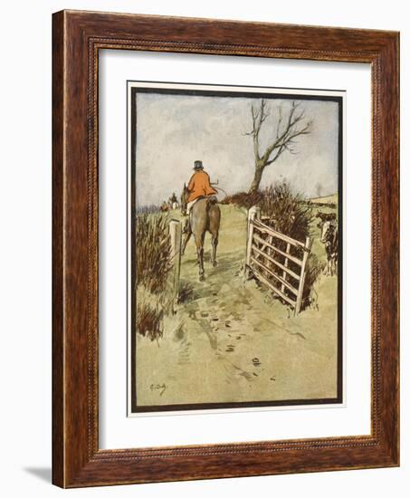 Hunting Alphabet - G-null-Framed Art Print