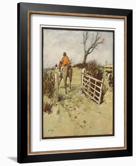 Hunting Alphabet - G-null-Framed Art Print