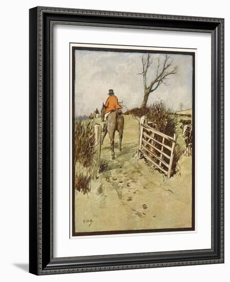 Hunting Alphabet - G-null-Framed Art Print