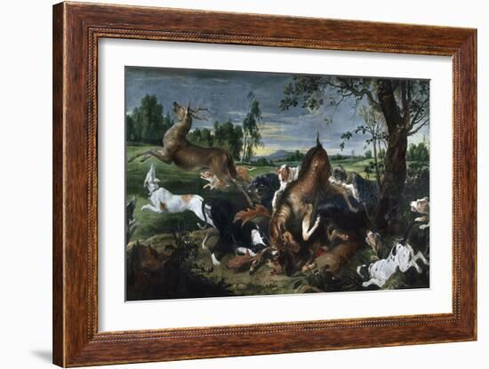 Hunting Deer-Frans Snyders-Framed Giclee Print