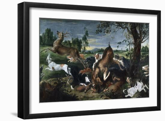 Hunting Deer-Frans Snyders-Framed Giclee Print