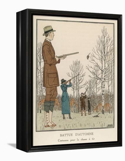 Hunting Dress 1912-Bernard Boutet De Monvel-Framed Stretched Canvas