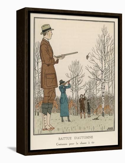 Hunting Dress 1912-Bernard Boutet De Monvel-Framed Stretched Canvas