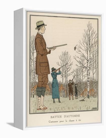 Hunting Dress 1912-Bernard Boutet De Monvel-Framed Stretched Canvas