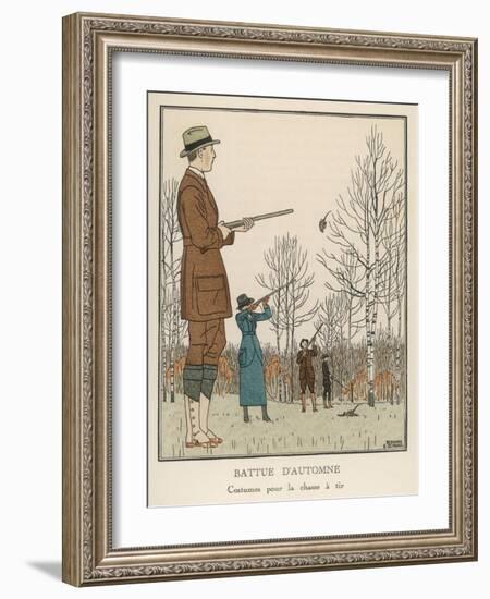 Hunting Dress 1912-Bernard Boutet De Monvel-Framed Art Print