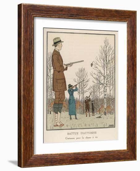 Hunting Dress 1912-Bernard Boutet De Monvel-Framed Art Print