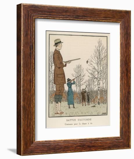 Hunting Dress 1912-Bernard Boutet De Monvel-Framed Art Print