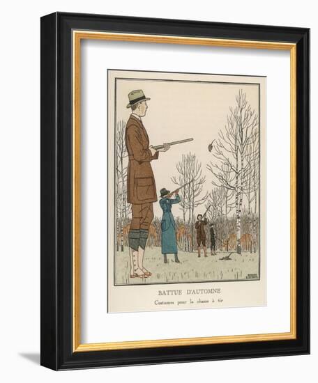 Hunting Dress 1912-Bernard Boutet De Monvel-Framed Art Print