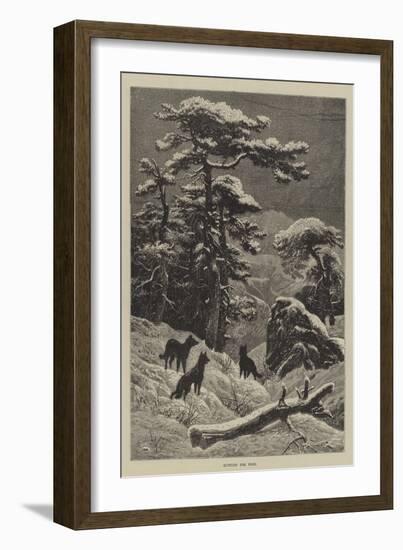 Hunting for Food-null-Framed Giclee Print