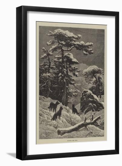 Hunting for Food-null-Framed Giclee Print